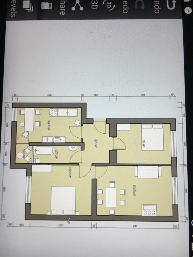 Ferienwohnung In Erfurt Mit Kleinem Balkon, 2 Schlafzimmer Экстерьер фото